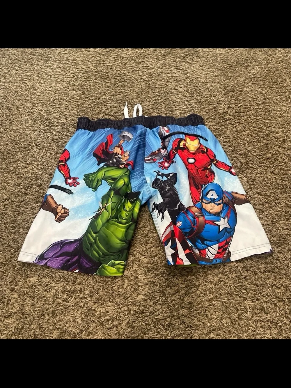 Marvel avengers, superhero heroes swim trunks men’s large